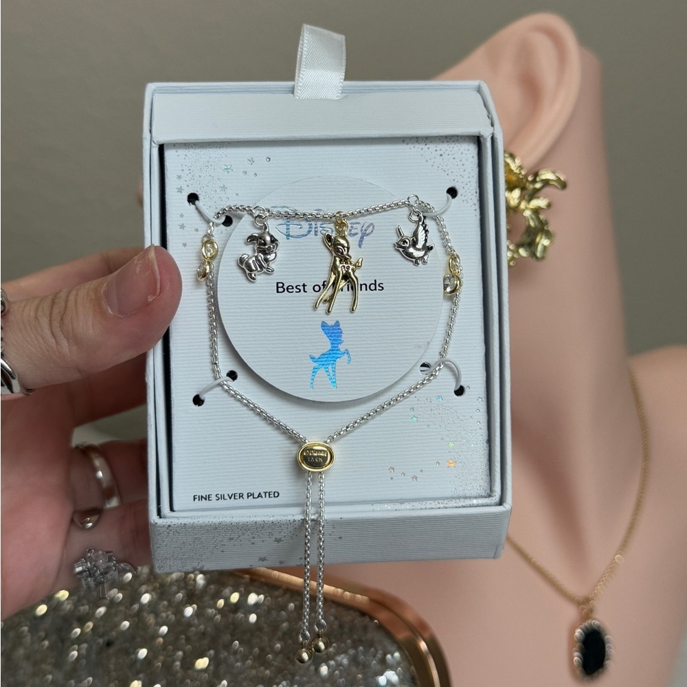 ⚜️ Silver and Gold Charm Bracelet Set - Picture 3 of 6